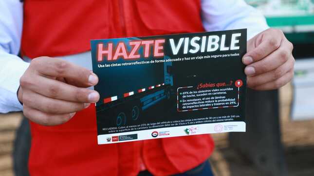 MTC inicia campaña ‘Hazte visible’ para evitar accidentes en carreteras por falta de visibilidad